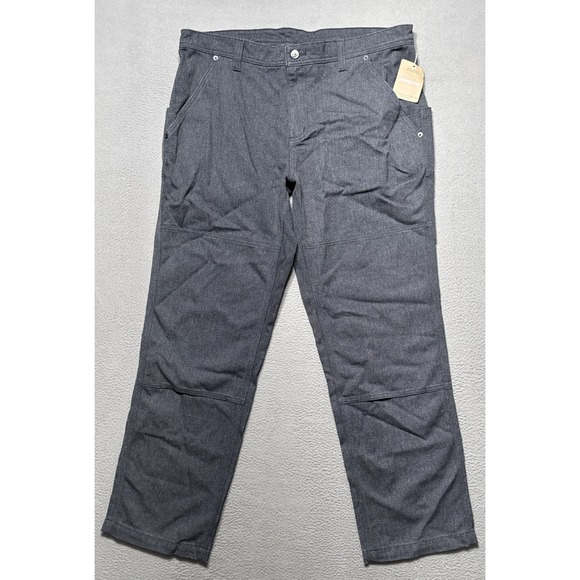 Patagonia Pants - Patagonia Iron Forge Double Knee Pants‎ Womens Sz 16 Black Hemp Organic Outdoors